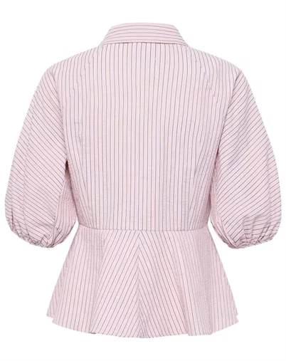 Fransa - FRKiara Skjorte - Rose Smoke Stripe